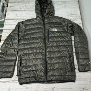 The North Face 800 Fill Green Lightweight Puffer Jacket Men Size Large